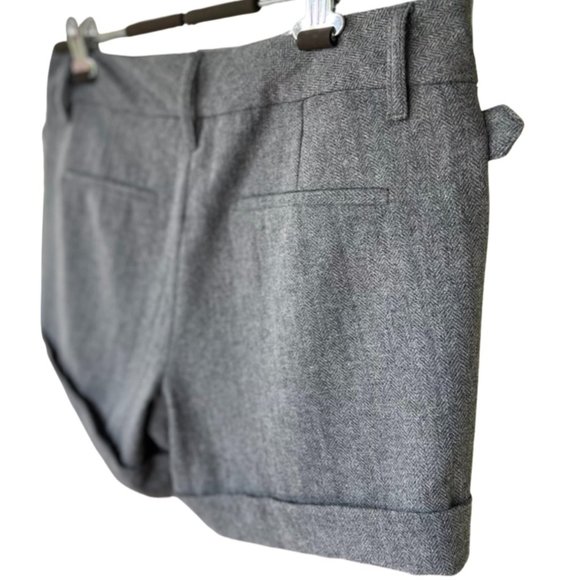 🌸4/$30🌸  NWOT Old Navy Lined Herringbone Wool Trouser Shorts - Picture 4 of 16